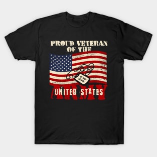 American Veteran Army Soldier USA Military T-Shirt